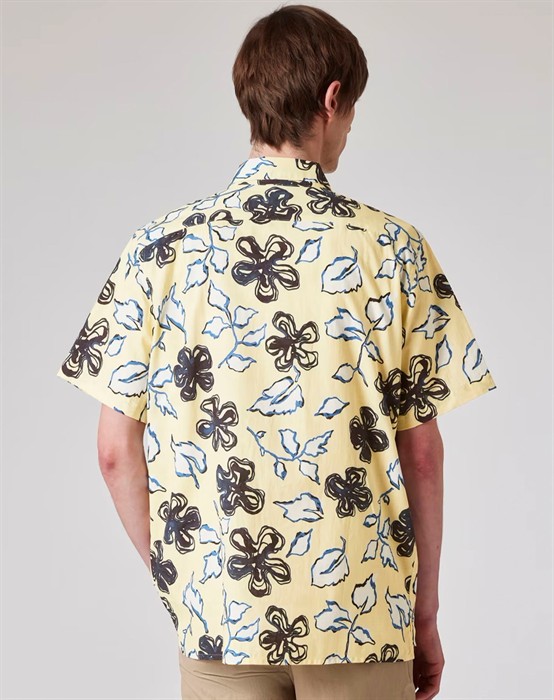 Casual Fit Flower Skjorte 